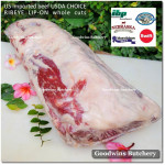 Beef Ribeye lip-on USDA CHOICE frozen whole cut +/- 8kg price/kg brand SWIFT - PREORDER 2-3 days notice (Scotch-Fillet / Cube-Roll)